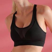 Load image into Gallery viewer, Yoga Gym Sport Bra Back Cellphone Pocket
