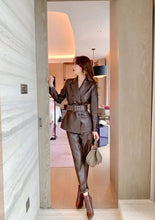 Load image into Gallery viewer, Two Piece Leather Suit
