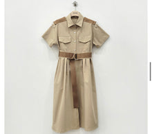 Load image into Gallery viewer, Khaki Safari Dress
