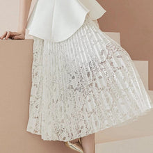 Load image into Gallery viewer, High Quality Two Piece Lace Pleated Dress
